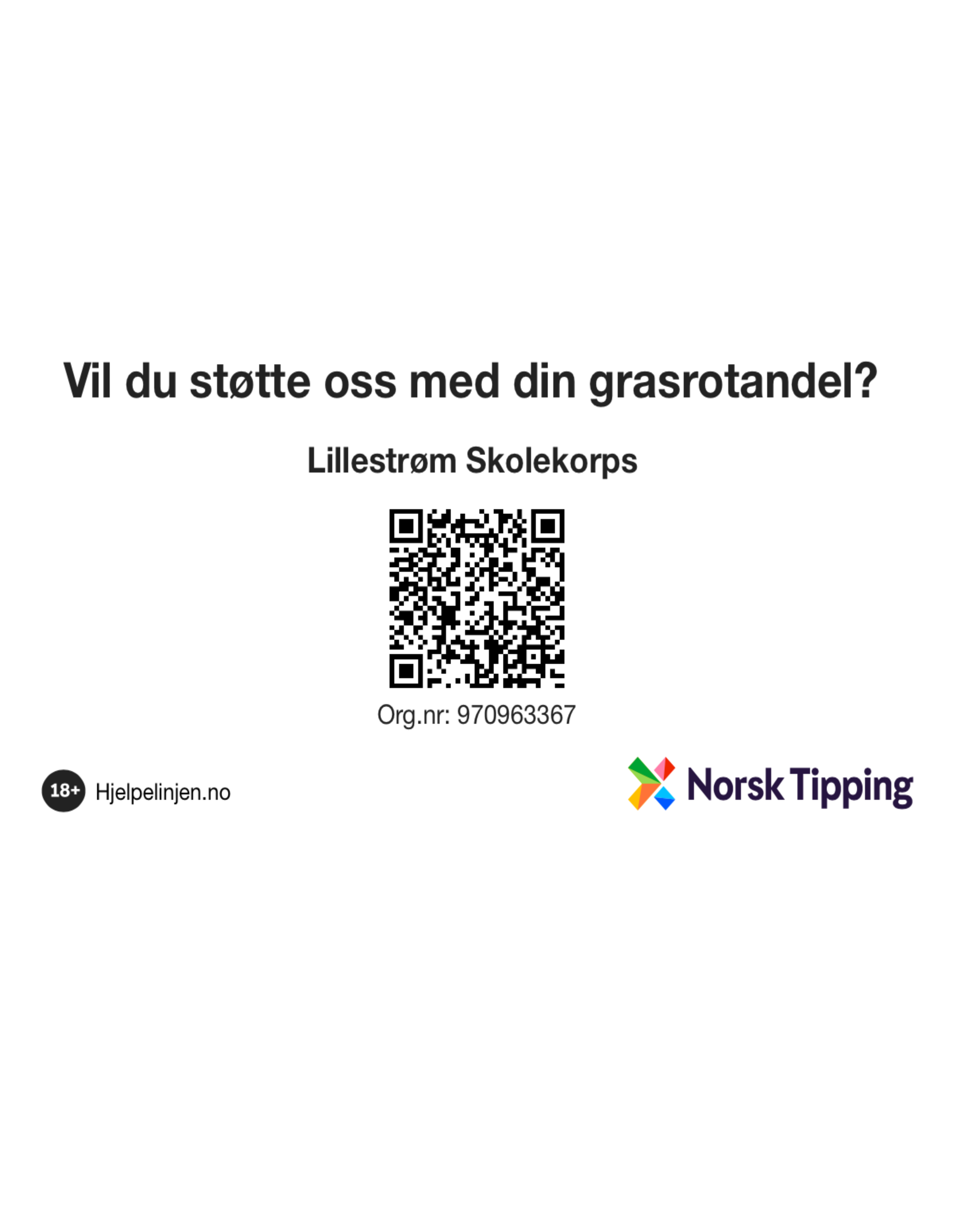 Artikkelbilde til artikkelen Støtt oss med grasrotandelen!