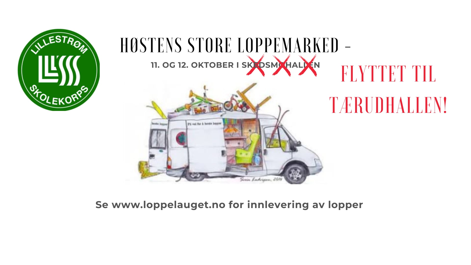 Artikkelbilde til artikkelen Loppemarkedet - 11. og 12. oktober 2025